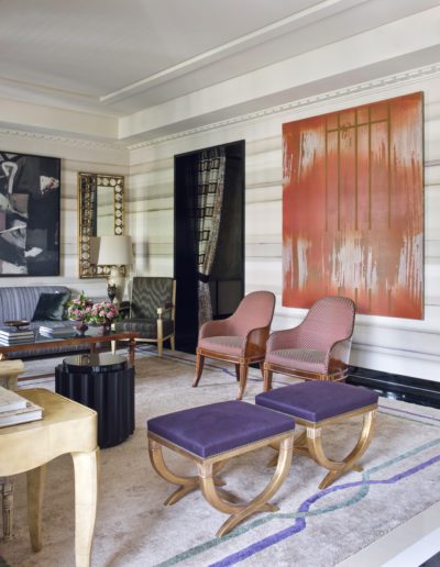 salón, living room, sophisticated, interior design, decoración, pintura José Manuel Broto